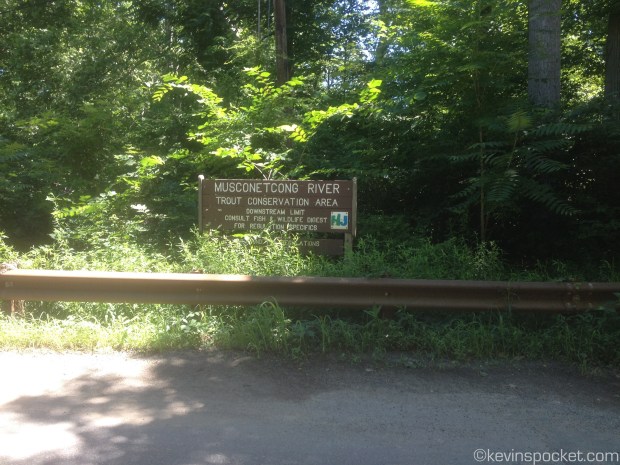 Trail head near Point Mountain Rd and the Musconetcong River