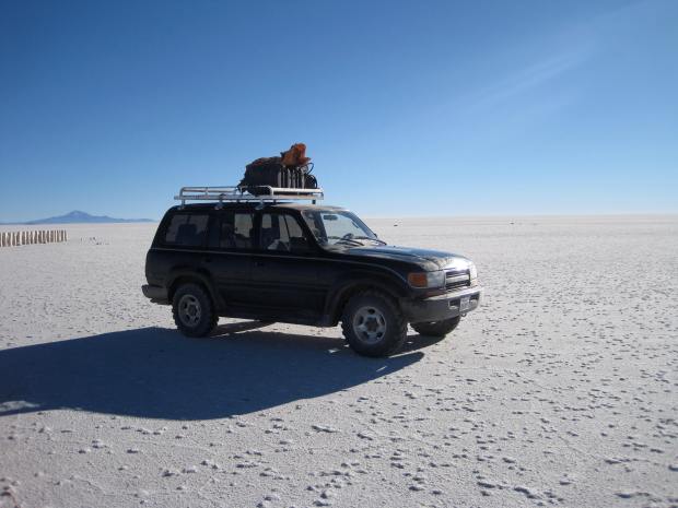 This was the awesome rig we spent 3 days living out of - Toyota Land Cruiser