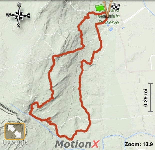 Sourland Mountain Hike Track 05282016